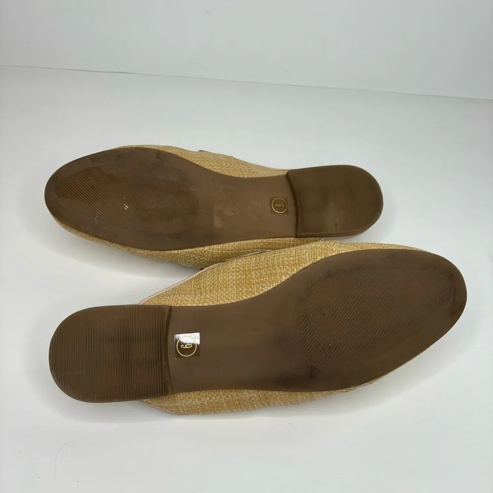 Steve Madden Rafia Mules, 9, Slides Slip On, Horse Bit Accent - Picture 7 of 9